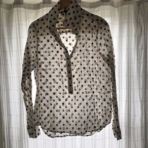 Jcrew sheet blouse